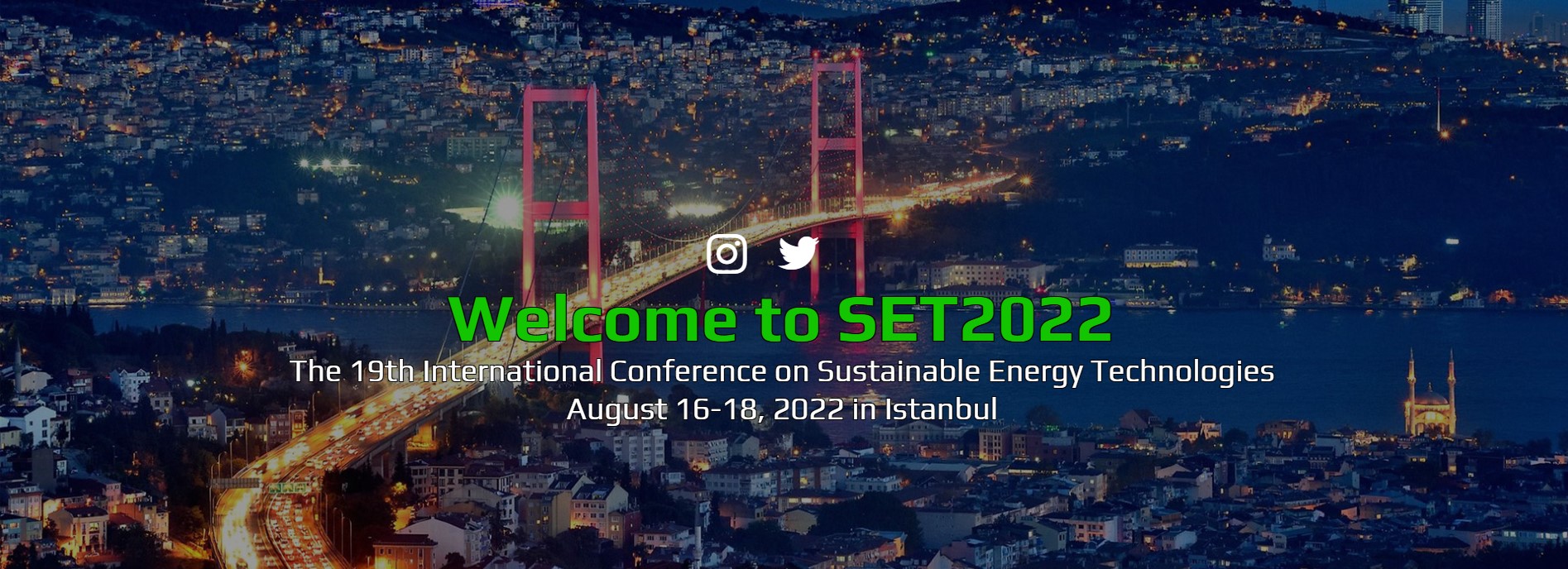 19. International Conference on Sustainable Energy Technologies SET 2022