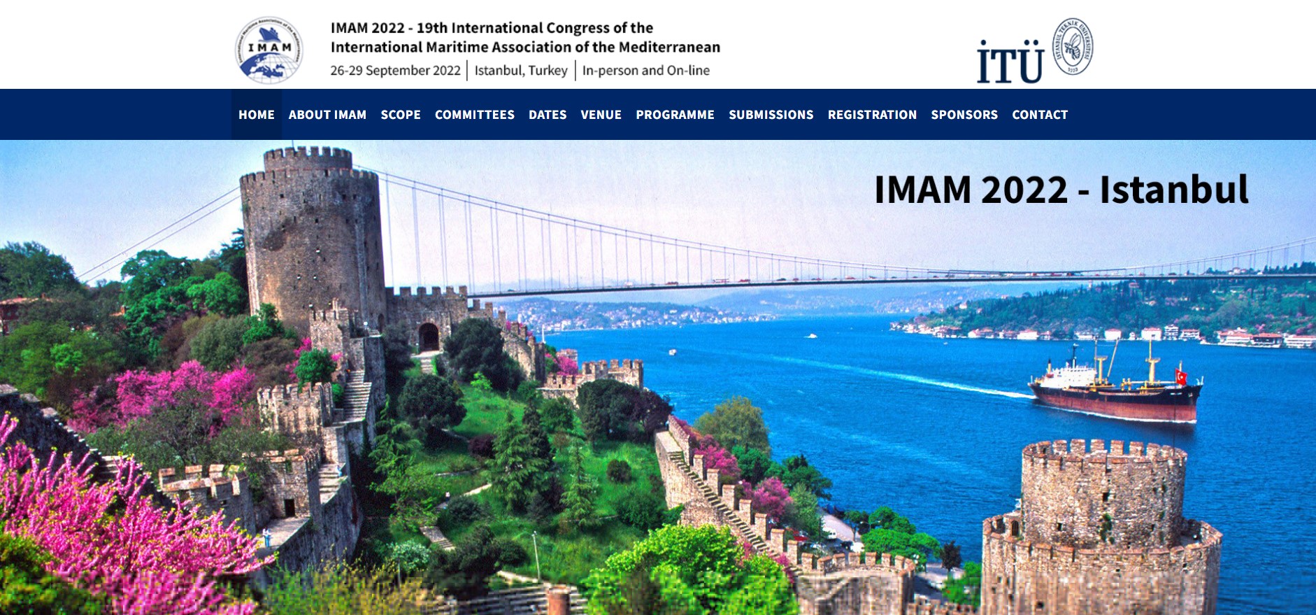 19. International Congress of International Maritime Association of the Mediterranean, IMAM 2022 Congress