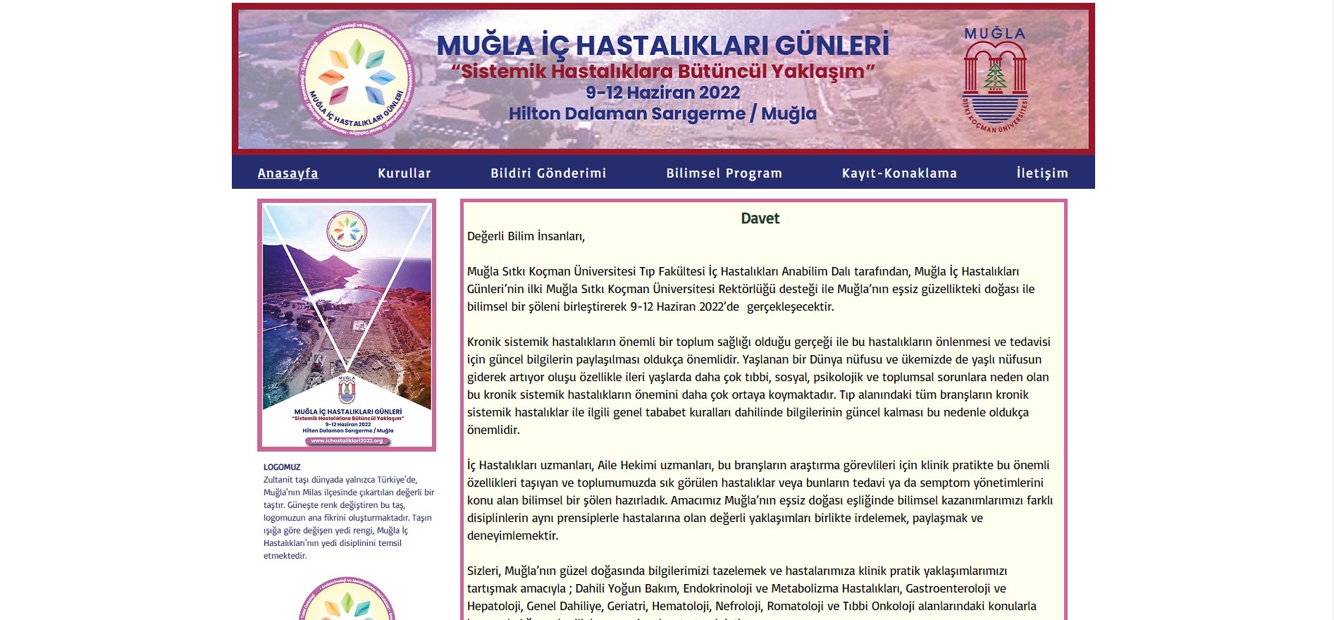 Muğla İç Hastalıkları Günleri 2022