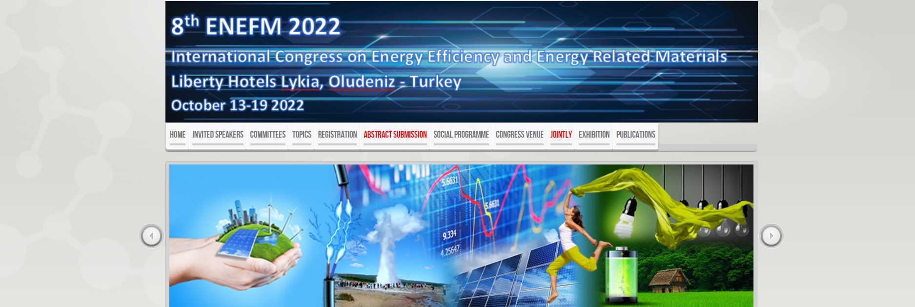 8. International Congress on Energy Efficiency and Energy Related Materials ENEFM 2022