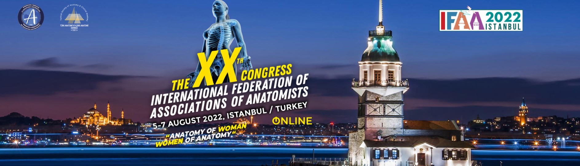 The 20. Congress International Federation of Associations of Anatomists IFAA 2022